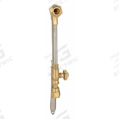 VICTOR Cutting Attachment: 8 in Lg, 90° Head - Victor-Style Cutting Attachments