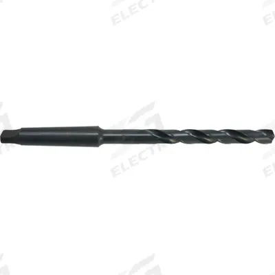 CLE-LINE Taper Shank Drill Bit: 1-23/64", 118° Point, Black Oxide HSS - High-Speed Steel Taper-Shank Drill Bits