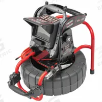 RIDGID Underground Inspection Camera System: SeeSnake®, 131 ft Lg., 6 in Max. Pipe Dia., Color LCD (MPN 63823). Key specifications — attr533194: Keypad; attr533196: Thumb Drive; attr533197: SeeSnake®; attr553412: Included; attr529323: C40; attr529330: Color LCD; attr529308: 63823.