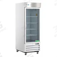 AMERICAN BIOTECH SUPPLY Lab Refrigerator: 26 cu ft, Upright, 1°C to 10°C, 36 1/2 in Overall Dp, Temp (MPN ABT-HC-LS-26). Key specifications — Door Opening Style: Right; Color: White; Alarm Type: Temperature; Manufacturer Part Number: ABT-HC-LS-26; Brand: AMERICAN BIOTECH SUPPLY; Product Type: Lab Refrigerator; Door Type: Swing Glass; Refrigerant Type: R-290.