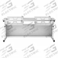 VERSADESK Standing Desk: White, Wood, 72 in Overall Wd, 24 in Overall Dp, 36 in Max Desktop Ht (MPN RST7224-WW). Key specifications — Frame Color: White; Frame Material: Laminate; Brand: VERSADESK; Desktop Color: White; Desktop Material: Wood.