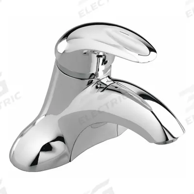AMERICAN STANDARD Low Arc Bathroom Faucet: Reliant 3, Cast Brass, Chrome Finish - Centerset Handle Bathroom Faucets