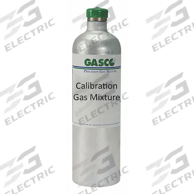 GASCO Calibration Gas: Nitrogen, Disposable, +/-5% Accuracy, H2S, Calibration Gas - Calibration Gases for Portable Gas Detectors