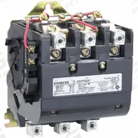 SIEMENS NEMA Magnetic Contactor: Non-Reversing, 3 Poles, NEMA Size 3, 90 A, 120V AC (MPN 40HP32AF). Key specifications — Brand: SIEMENS.