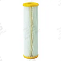 APPROVED VENDOR Water Filter Cartridge: 50 micron, Pleated, 10 gpm, 9 3/4 in Overall Ht (MPN 255484-75). Key specifications — Brand: APPROVED VENDOR; Filter Media: Resin-Impregnated Pleated-Cellulose Polyester.