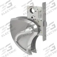 SARGENT Door Lockset: Passage Lever Locksets/Storeroom Lever Locksets, Stainless Steel (MPN SG-8215BHW-32D RH). Key specifications — Ligature Resistance: Ligature-Resistant; Brand: SARGENT; Lockset Function ANSI Code: F01; Visual Indicator Message: No Message; Lockset Style: 8200 BHW; ADA Compliant: Yes; Finish: Satin Stainless Steel.