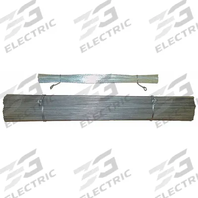 APPROVED VENDOR Straight Wire: Galvanized Annealed, Galvanized, 26 ga Wire Gauge, 1 ft Lg - No-Loop Wire Ties