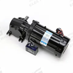 LEESON AC Gearmotor: Right Angle, Single Output Shaft, PSC, TEFC, 43 RPM, 113 in-lb Max Torque, 40:1 (MPN M1145038.00). Key specifications — Brand: LEESON; Full Load Current: 2.0/1.0 A.