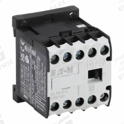 EATON Miniature IEC Magnetic Contactor: Non-Reversing, 3 Poles, 3NO Contacts - Miniature, Non-Reversing IEC Contactors