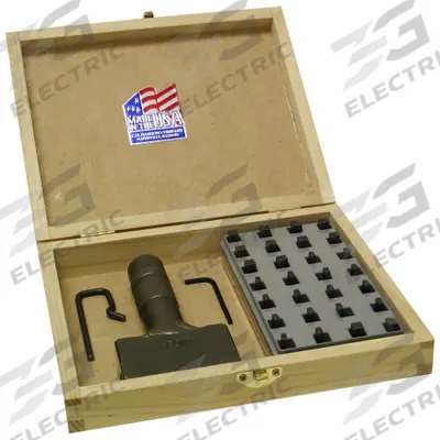 C.H. HANSON Hand Stamp Kit: 3/16 in Character Ht, 1 in Shank Lg, Steel - Steel Type Kits