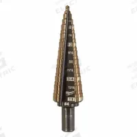 MILWAUKEE Step Drill Bit: 3/16" to 7/8", Cobalt, 3-Flats Shank (MPN 48-89-9284). Key specifications — attr1234936: Not Impact Rated.