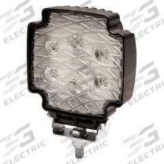 ECCO Vehicle Work Light: Square, Flood, LED, Pedestal, Pigtail, Universal, Surface Mount, Black (MPN EW2101). Key specifications — Housing Color: Black; Brand: ECCO; Electrical Connection: Pigtail; Installation Type: Permanent.