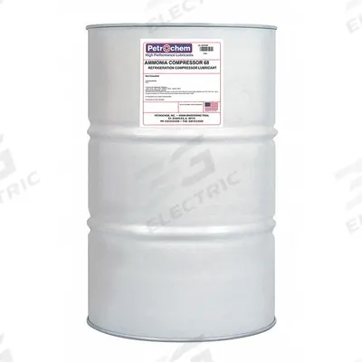 PETROCHEM Compressor Oil: 55 gal, Drum, 20 SAE Grade, 68 ISO Viscosity Grade - Air Compressor Oils