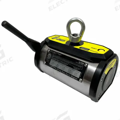 MAG-MATE Lifting Magnet: 1,600 lb Max Load Capacity, 1,600 lb Max Flat Load Capacity - Round- & Flat-Surface Lifting Magnets
