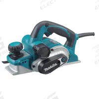 MAKITA Corded Hand Planer: Flat, 120V AC, 7.5 A, 3 1/4 in Blade Wd, 3/16 in Cutting Dp, 16,000 RPM (MPN KP0810). Key specifications — attr216859: 120V AC; attr306455: Carbide; attr216833: MAKITA.