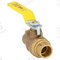 APOLLO Manual Two-Way Ball Valve: 1/2 in, Bronze, Straight, Sweat x Sweat, Full Port, Two-Piece (MPN 77C20301A). Key specifications — Brand: APOLLO; Handle: Lever.