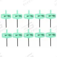 WIHA Torx and Torx Plus Keys: 10 Tips, Torx Plus, IP5 Tip Size, Black Oxide, 10 PK (MPN 36506). Key specifications — attr1205415: WIHA; attr1205419: Black Oxide.