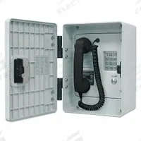 HUBBELL GAI-TRONICS Weather Resistant Telephone: Surface Mount, Rugged Phones for Haz Areas, Keypad (MPN 256-710). Key specifications — attr928999: Corrosion Resistant; attr929001: No; attr929004: No; attr929005: Yes; attr928966: 256-710; attr928972: Hytrel; attr928968: No; attr928969: No.