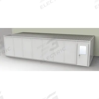 PORTA-FAB Modular In-Plant Office: 32 ft x 12 ft x 8 ft, 3 Walls, Vinyl-Covered Drywall - 3-Wall Unassembled In-Plant Offices