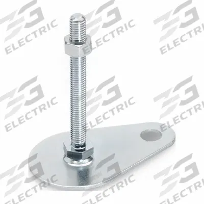 JW WINCO Male-End Leveling Mount: Swiveling Stud, 3/8"-16 Thread Size - Swivel Male Leveling Mounts