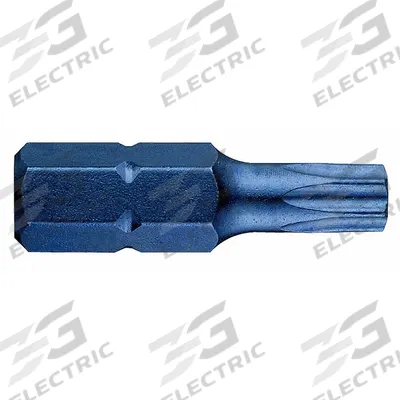 WESTWARD Insert Bit: Insert Bit, Imperial, Security Torx Head, TR25 Bit Industry Size - Torx Security Bits