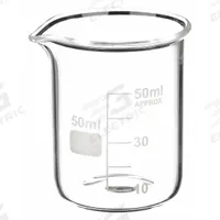 APPROVED VENDOR Beaker: 50 mL, 1.7 fl oz, Low Form, Colorless, Glass, Autoclavable (MPN 5YGY9). Key specifications — attr1371051: APPROVED VENDOR; attr1371062: Colorless.