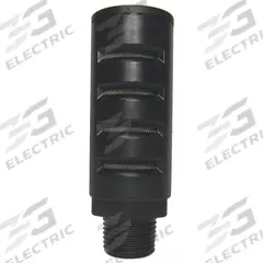 SPEEDAIRE Silencer Muffler: 1/2 in NPT, 1 1/8 in Hex Size, Nylon, Mesh SST, 150 psi Max Op Pressure (MPN 1EJW3). Key specifications — attr124412: SPEEDAIRE; attr124422: Mesh SST; attr124426: Nylon.