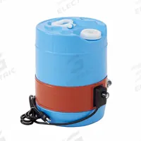 BRISKHEAT Drum Heater: 115V AC, 550 W Watts, 0°F to 160°F, Silicone Rubber, IP54, Drums (MPN DHLS10). Key specifications — Brand: BRISKHEAT; Heater Material: Silicone Rubber; For Container Type: Drums; IP Rating: IP54; Environment: Indoor; Current Rating: 4.6 A.