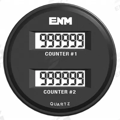 ENM Digital Counter/Timer: Hour Meters, Front Panel Mounting, 85 V AC – 265 V AC