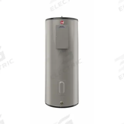 RHEEM Electric Water Heater: 208V AC, 40 gal, 12,000 W, Single/Three Phase - Light-Duty Residential Electric Water Heaters