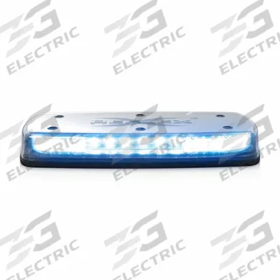 CODE 3 LED Minibar: Mini Light Bar, Blue, Clear, SAE J845 Class 1, LED - Emergency Vehicle Mini Light Bars