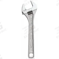 CHANNELLOCK Adjustable Wrench: Alloy Steel, Chrome, 6 in Overall Lg, 15/16 in Jaw Capacity (MPN 806W). Key specifications — attr309359: Chrome; attr324924: CHANNELLOCK; attr309358: Alloy Steel.