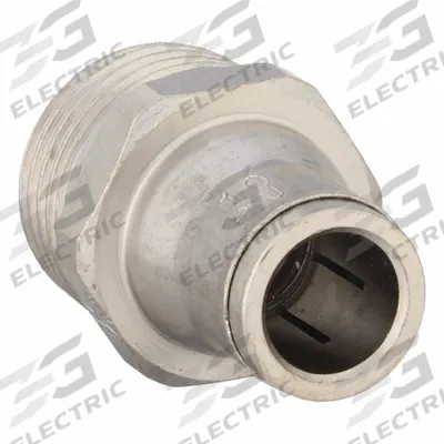 LEGRIS Push-Fit Adapter Fitting: 10 mm OD x 1/2 in Pipe Size, Push-to-Connect x MBSPT - Nickel-Plated Brass Tube Fittings