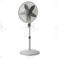 AIR KING Freestanding Fan: 18 in Blade Dia, 50 1/2 in Ht, 3 Speeds, Oscillating, White, Steel (MPN 9880). Key specifications — Brand: AIR KING; Number of Speeds: 3; Guard Material: Steel; Voltage: 120V AC; Oscillation: Oscillating; Includes Remote Control: Yes; Application: Home and Office; Power Source: Plug-In.