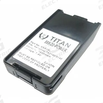 BANSHEE Radio Battery: Fits Kenwood, 1,800 mAh, Lithium Ion - Kenwood-Compatible Batteries