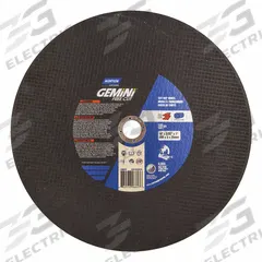 NORTON Abrasive Cut-Off Wheel: Type 1, 14" x 3/32" x 1", Aluminum Oxide, 36 Grit, Gemini Free Cut (MPN 66253306627). Key specifications — Brand: NORTON; Series: Gemini Free Cut.