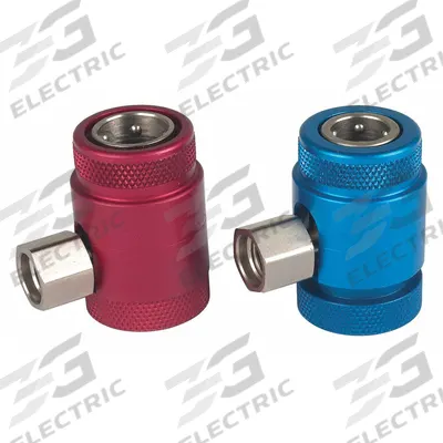 ROBINAIR R1234yf A/C High/Low Couplers: Automotive A/C, Anodized Aluminum - Refrigerant Machine Replacement Hoses & Couplers