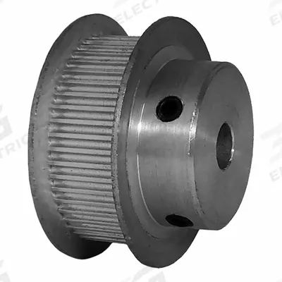 Dayton Timing Pulley: Modified Curvilinear, Fixed, For GT Timing Belt Section - GT Section Fixed-Bore Timing Pulleys with Hub