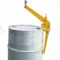 DAYTON Drum Lifter: For 30 gal/55 gal Drum Capacity, Metal, 1,100 lb Wt Capacity, Body/Rim, Vertical (MPN 30YP26). Key specifications — Color: Yellow; For Drum Material: Metal; Grip Location: Body; Material: Steel; Brand: DAYTON.