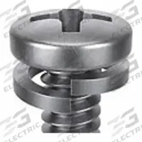 SEMS Screw: Split Lock, #4-40 Thread Size, 1/8 in Lg, Stainless Steel, Passivated, Pan, 10 PK (MPN 1-PPL-4C-18). Key specifications — Drive Size: #1.