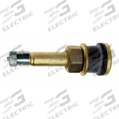 TRU-FLATE Straight Clamp-In Valve: Clamp-In Valve, Clamp-In, 180° Valve Stem Angle, Straight, Brass (MPN 32-200-10). Key specifications — Valve Type: Clamp-In; Thread Size: 0.305-32; Valve Shape: Straight; Color: Brass; Product Type: Clamp-In Valve; Standards: TR500; Compatible Vehicle Type: Passenger Cars; Material: Rubber.