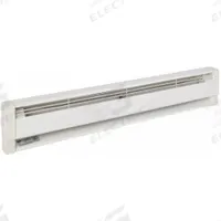 DAYTON Electric Baseboard Heater: Commercial Grade, 750W/1000W, Thermostat Not Included, White (MPN 3UG27). Key specifications — Thermostat Included: Thermostat Not Included; Duty Rating: Commercial Grade; Housing Style: Conventional; Wattage Output: 750W/1000W; Housing Color: White; Voltage: 208/240V AC; Brand: DAYTON.
