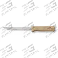 DEXTER RUSSELL Boning Knife: Narrow, 10 1/2 in Overall Lg, Steel Blade, Rosewood Handle, Brown (MPN 01355). Key specifications — Sub-brand: Traditional; Brand: DEXTER RUSSELL; Blade Material: Steel; Blade Type: Narrow; Handle Color: Brown; Handle Material: Rosewood; Knife Type: Boning Knife; NSF Certified: No.