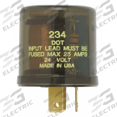 BUSSMANN Automotive Flasher: 24V DC, 1 to 10, 3 Terminals, Flasher Relay - Flasher Relays