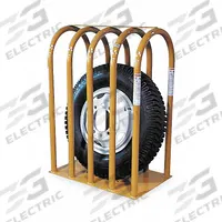KEN-TOOL Tire Inflation Cage: Tire Inflation Cage, 5-Bar Cage, 182 lb Wt, 43 1/2 in Overall Ht (MPN 36005). Key specifications — Compatible Tire Type: Heavy Duty Truck Tires; Brand: KEN-TOOL.