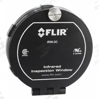 FLIR 3" Round Infrared Window: Viewing Panes, 2,474°F Optic Max Temp, -40°F Min Op Temp °F, Aluminum (MPN IRW-3C). Key specifications — Brand: FLIR.