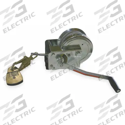 MILLER BY PIP Confined Space Winch: 310 lb Winch Wt Cap, 88 ft Cable Lg, Steel, Snap Hook - Confined Space Winches