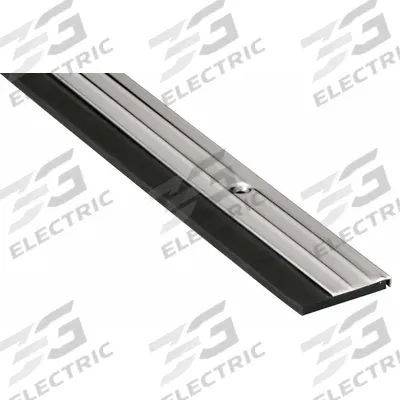 PEMKO Door Sweep: Stainless Steel, 72 in Lg, 3/16 in Wd - Door Sweeps