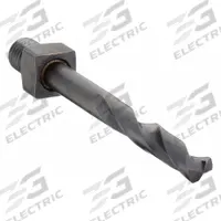 ROCKY MOUNTAIN TWIST Threaded Shank Drill Bit: #24, 9/16" Overall Lg, Black Oxide Cobalt (MPN 953CO24ST). Key specifications — attr1235676: ROCKY MOUNTAIN TWIST; attr1235682: 1/4"-28; attr1235677: 0.1520; attr1235683: NAS 965 Type D.