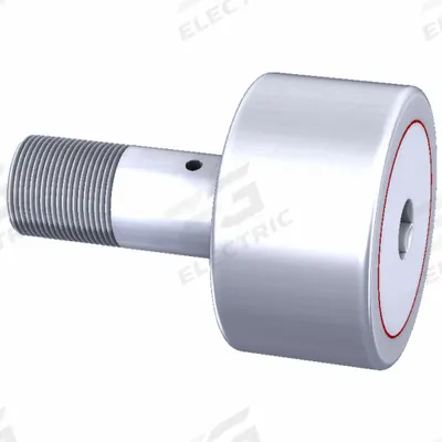 SMITH BEARING Cam Follower: 2 3/4 in Dia, Std, Stainless Steel, 1 Row, Dbl Sealed, Hex Socket - Corrosion-Resistant Stud Cam Followers